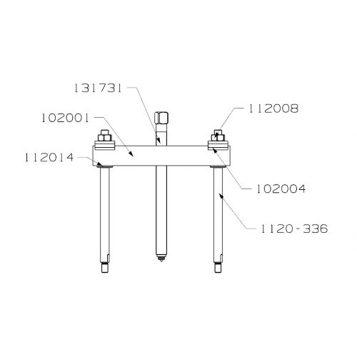 EXTRACTOR FORZA SERIE 1100S DE 2 ALARGADERAS